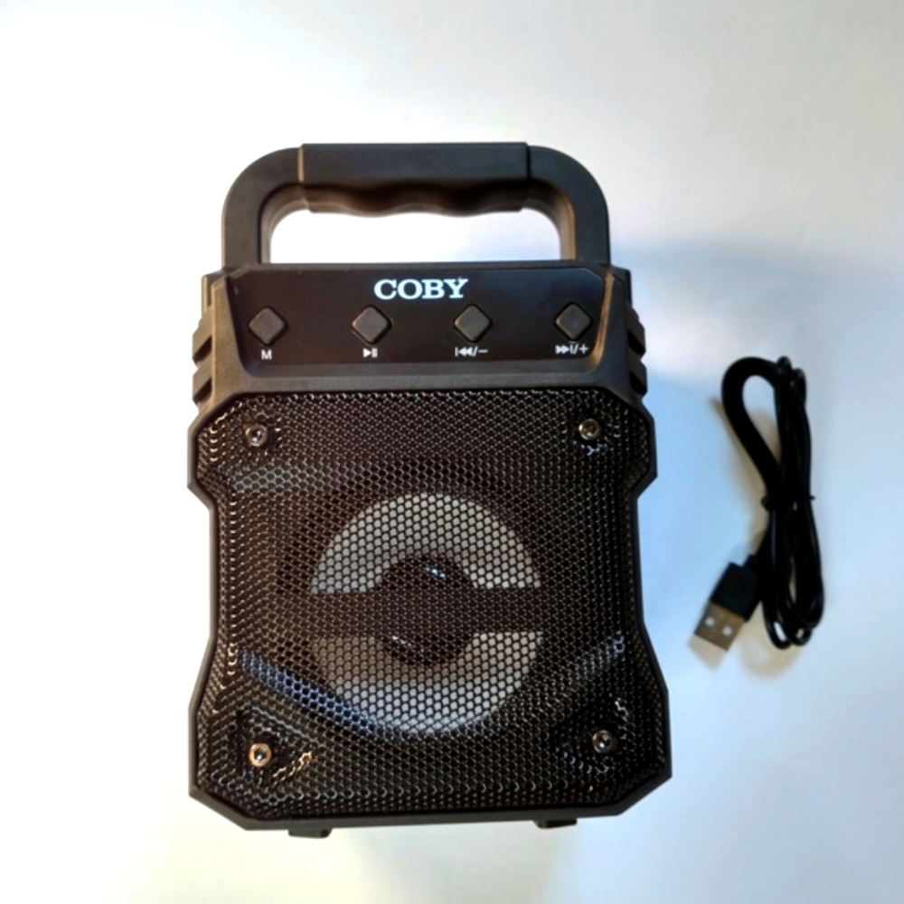 Coby Electronic Bluetooth Wireless Portable Party Speaker With Built In Handle
